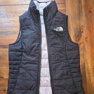 The North Face Black Insulated Quilted Vest S/P